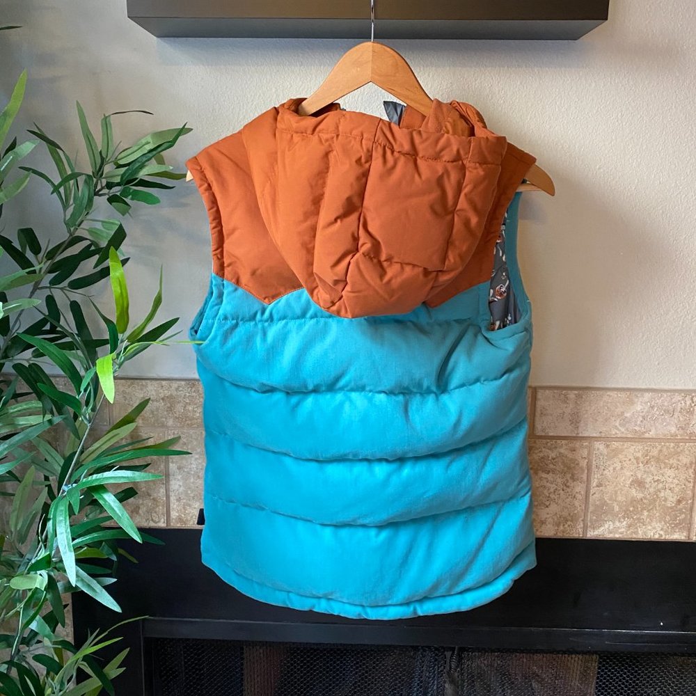 Patagonia Bivy Hooded Down Vest (Mogul Blue) - Picture 2 of 2
